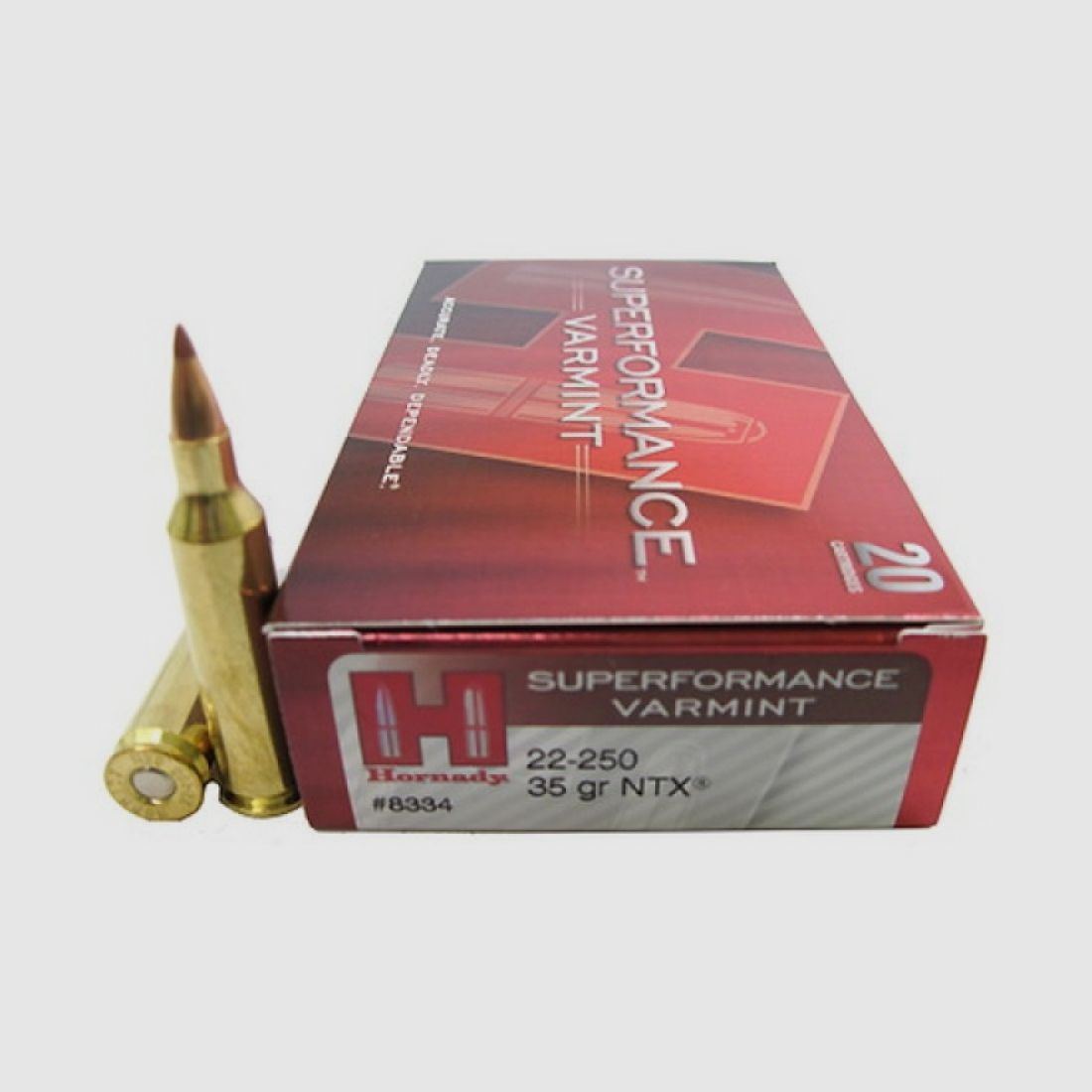 22-250 Rem Hornady SUPERFORMANCE® VARMINT™ 35 gr NTX® VE20