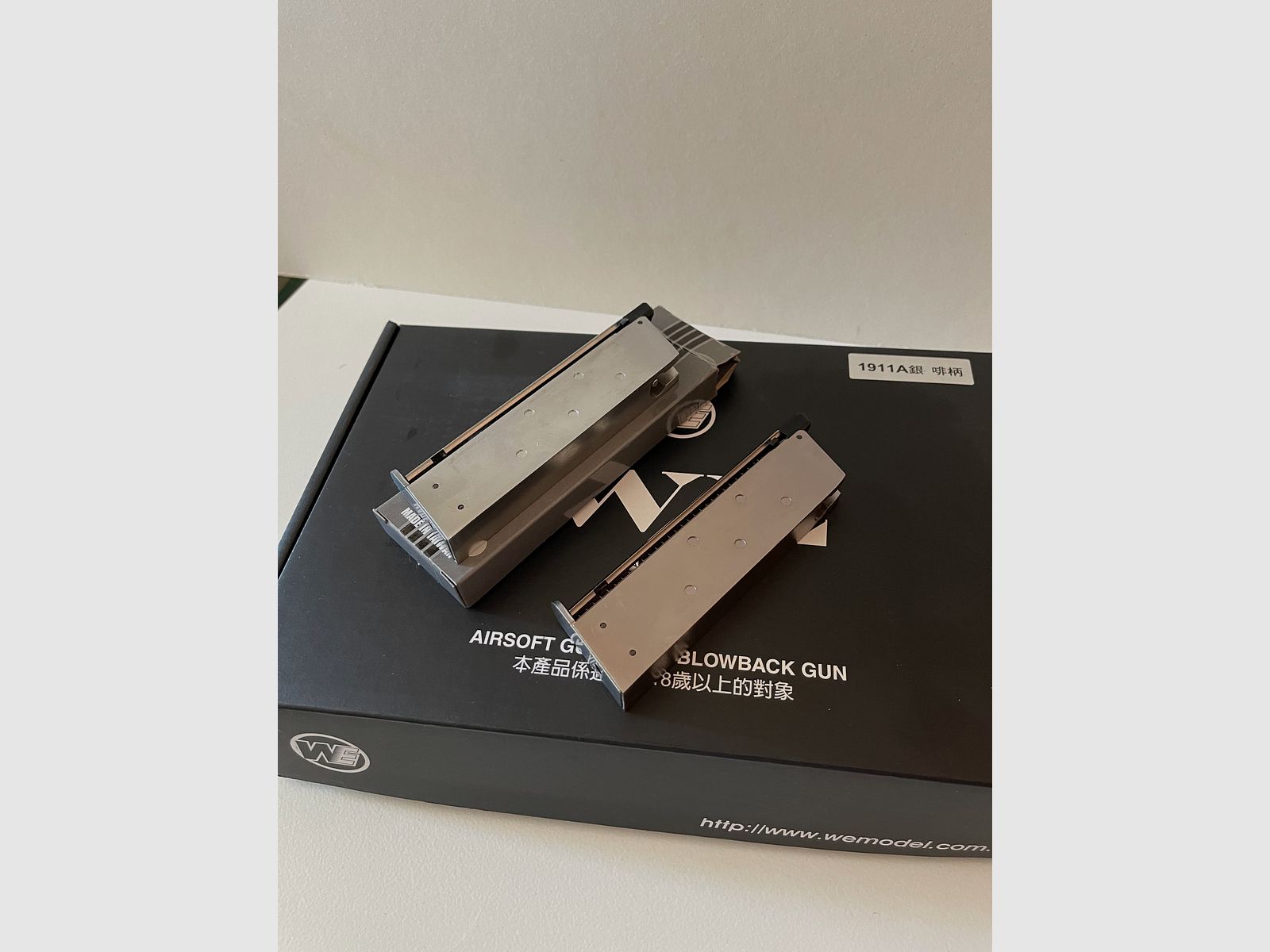 Wei-ETech M1911 Vollmetall GBB Chrome finish 