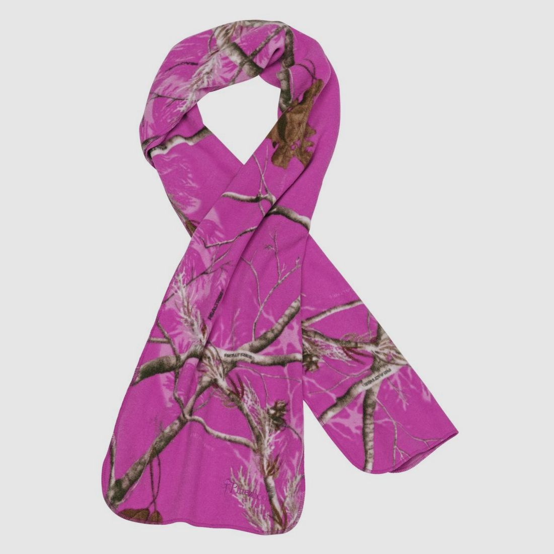 Bufanda de microforro de pino para mujeres Color: Realtree AP Rosa Fucsia HD