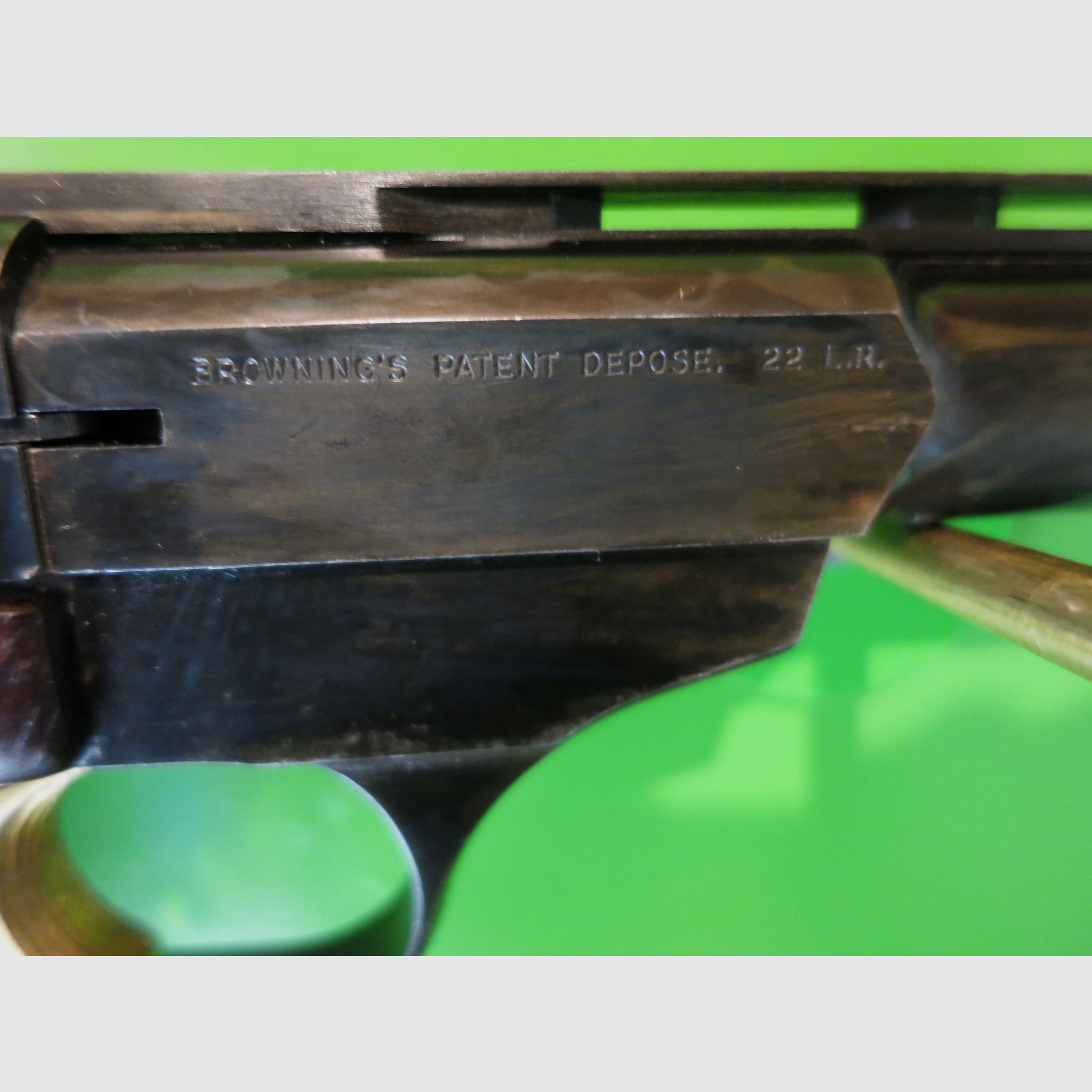 FN Herstal Browning KK Selbstladepistole 150, .22lfB Sportpistole; seltener Kurz-Lauf in 3,5"     #88-, Bild 4 von 11