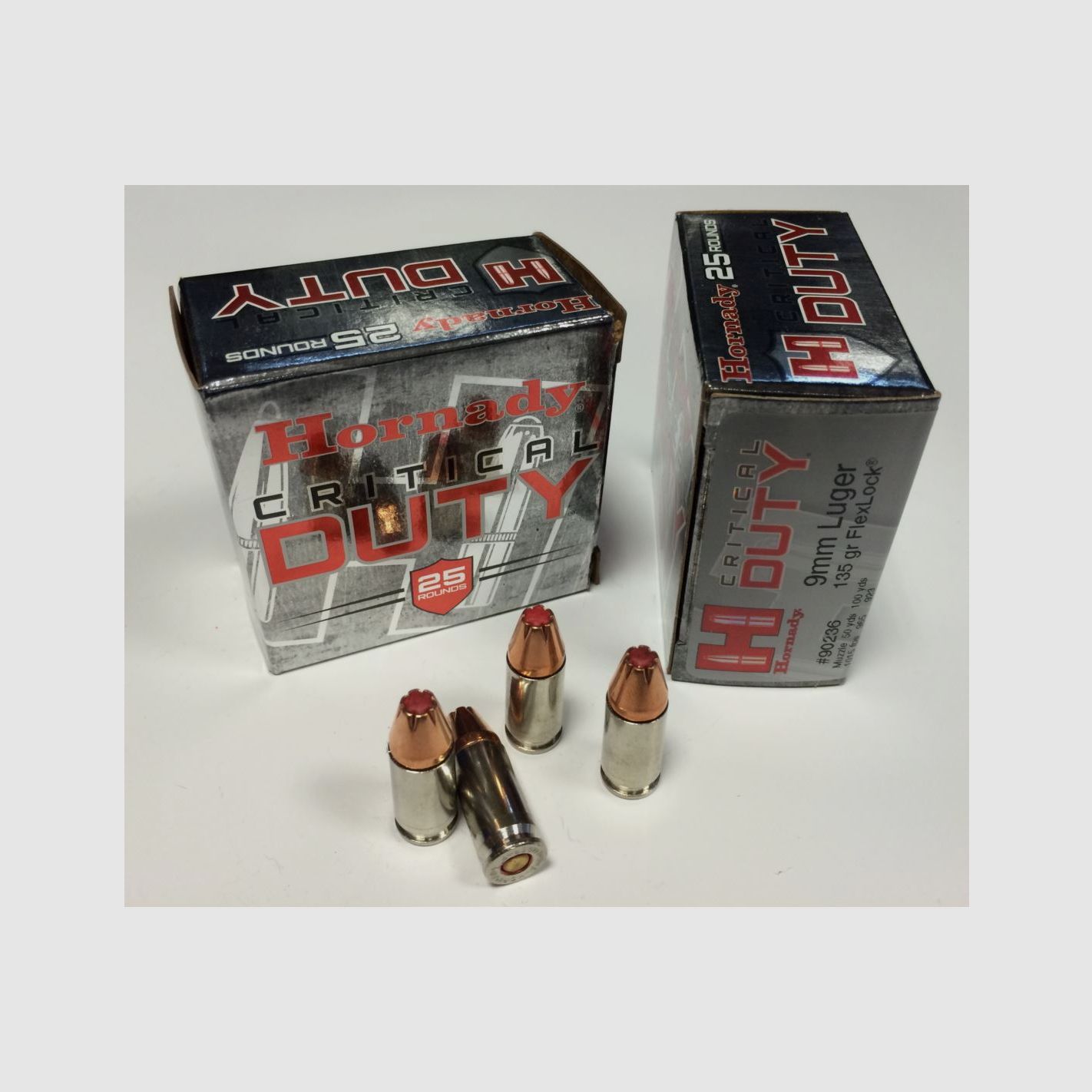 AMUNICJA BOJOWA HORNADY 9MM LUGER 135 GRS DUTY