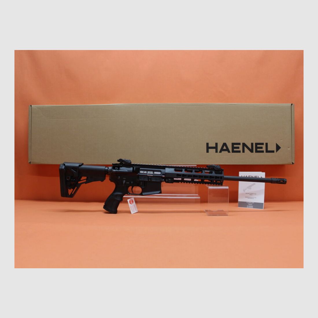 HAENEL Ha. Fucile .223Rem HAENEL CR223 Sistema a gas a pistone AR-15, canna da 16,5"/ Sistema a rail KeyMod 2/ Grilletto fine