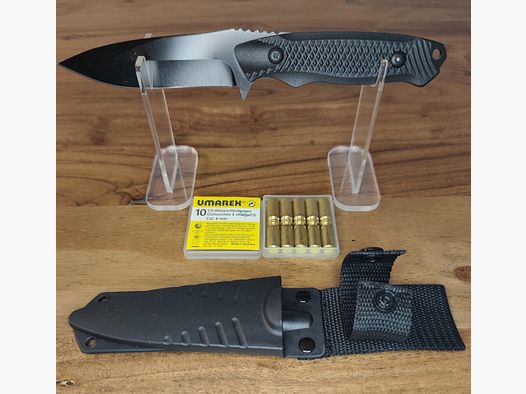 CS Gas Patronen 8mm von UMAREX 10 Stück + Jagt & Angelmesser