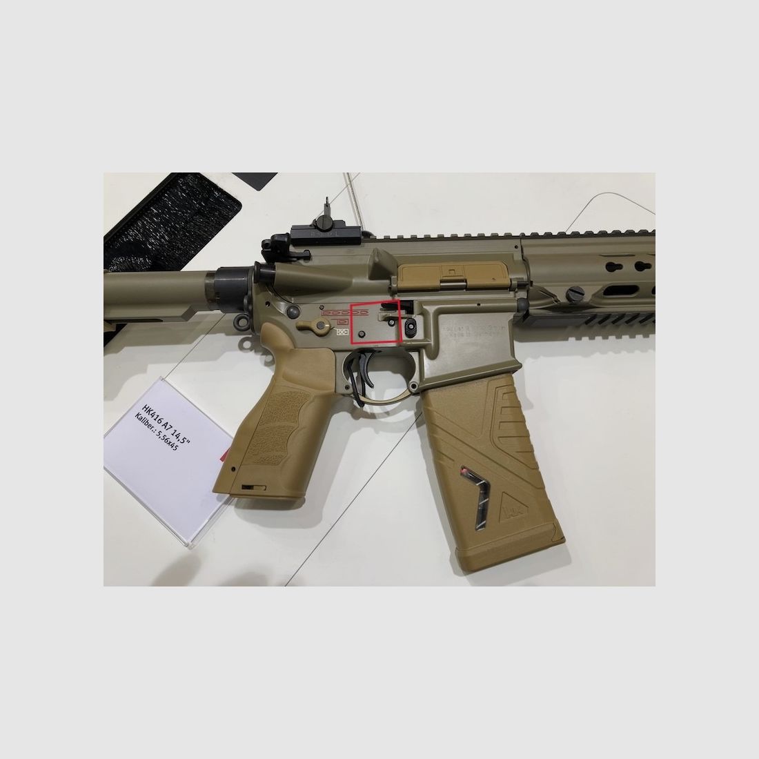 HK416 HK417 G28 Set Sicherungsbolzen Sicherungspin für Abzug - NEU - Heckler & Koch MR223 MR308 G28Z HK243 G36 AR15