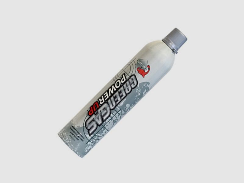 PuffDino Power Up Green Gas voor Airsoftwapens / Paintballgranaten met Silicoon (560ml) 200 psi