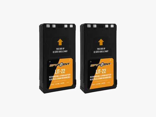 BATTERIES SPYPOINT RECHARGEABLE LITHIUM LIT-22 TWIN