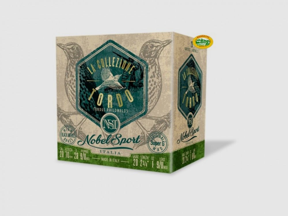 NOBEL Patronen TORDO Kollektion Spezial Kal.20 gr.28 pb.9/11 Mix