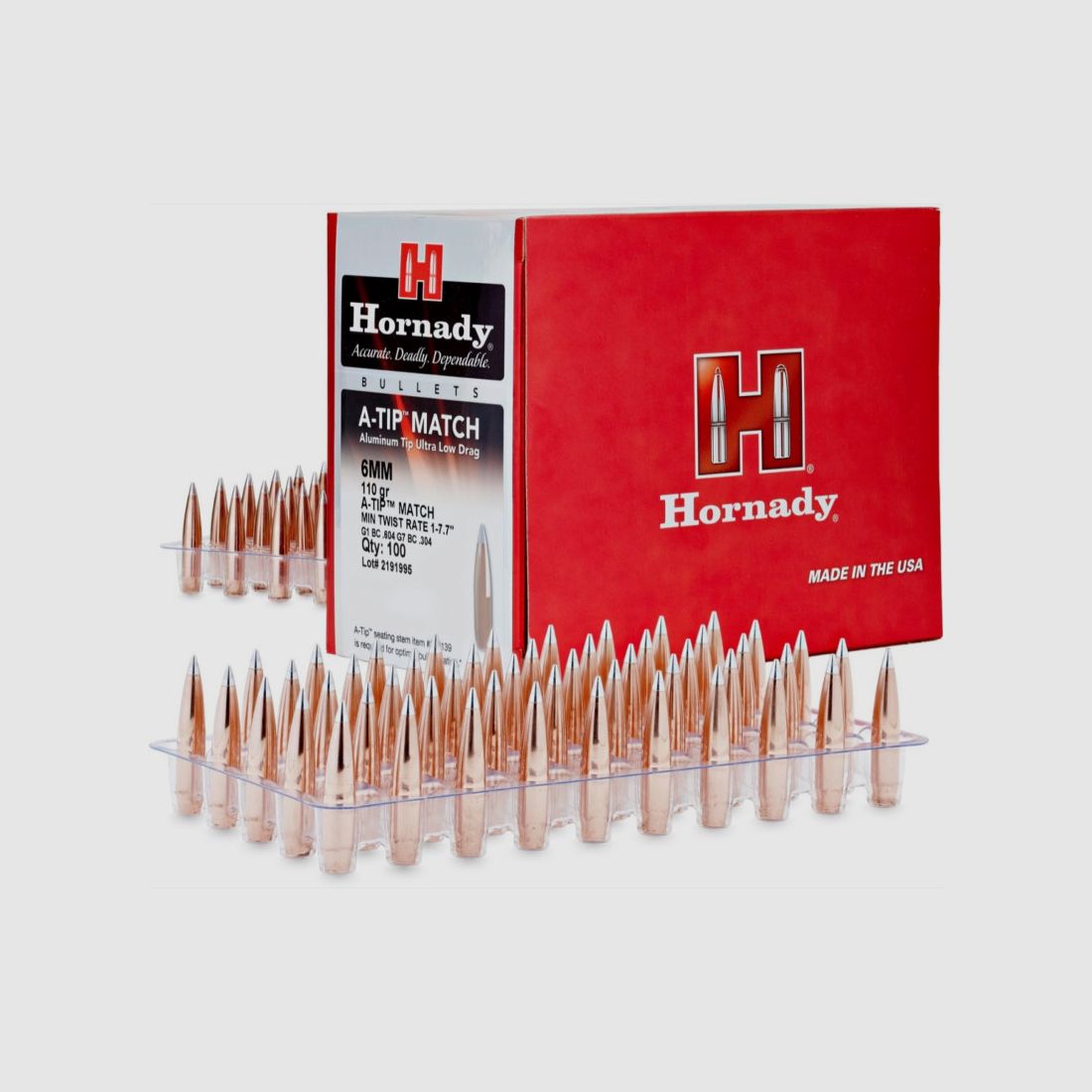 HORNADY Kogels 308 250gr A-TIP, afbeelding 2 van 2
