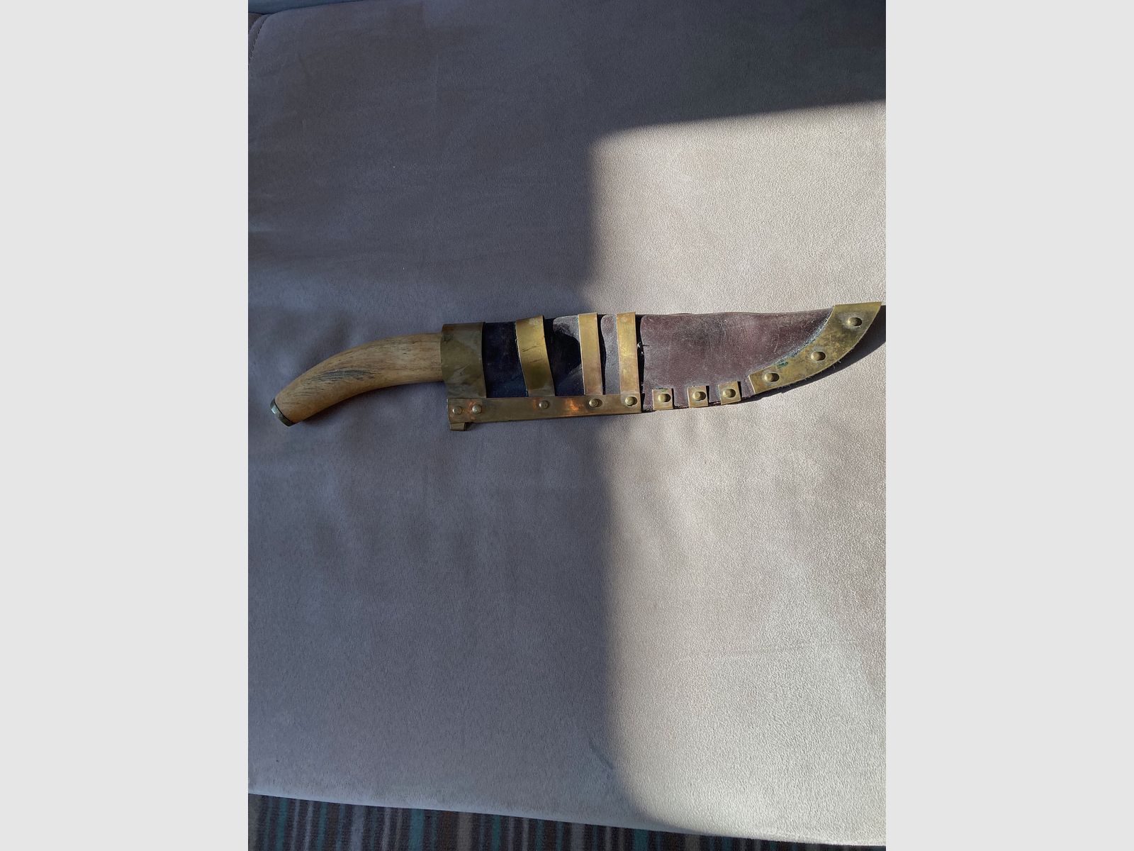 Viking single-handed axe and Saxon knife