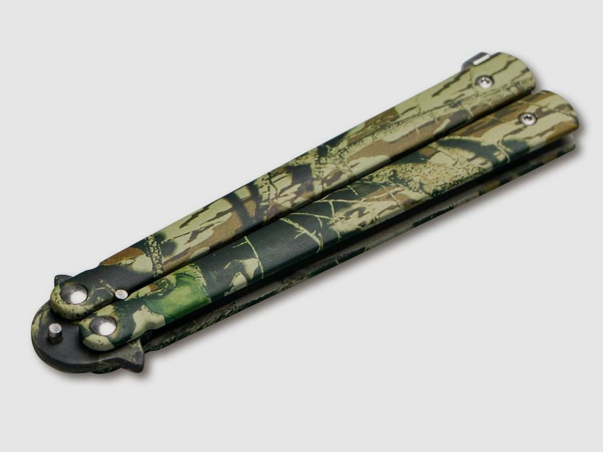 Böker Magnum Balisong Camo cuchillo mariposa, imagen 4 de 4