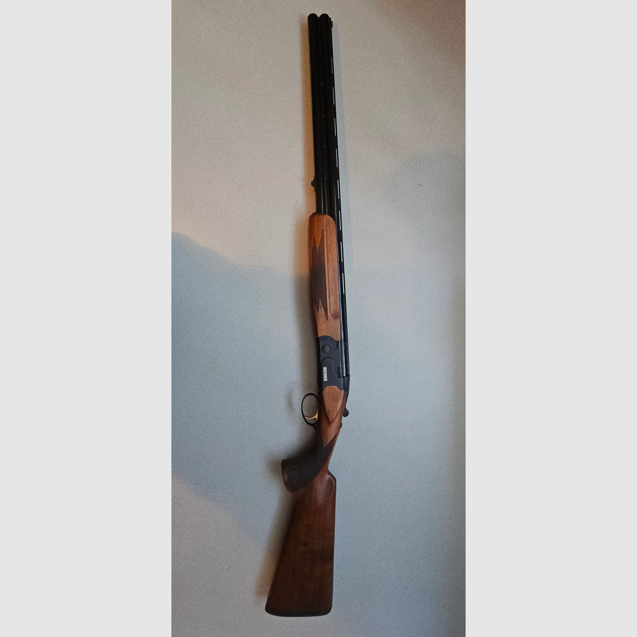 Double-barreled shotgun Brenner BF18 in caliber 12/76 and a barrel length of 71cm