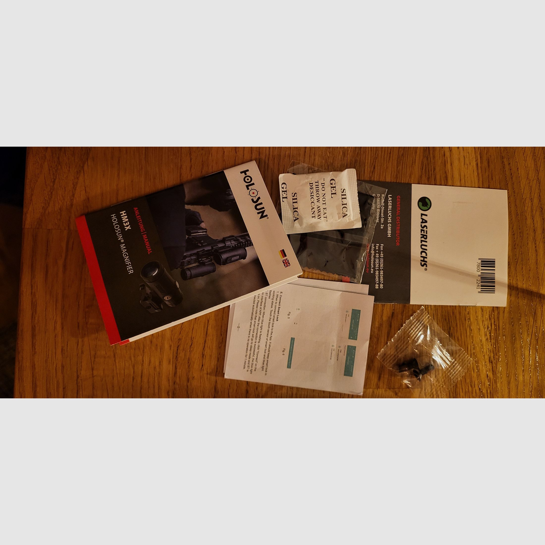 Holosun Magnifier HM3X, 3-fach Vergrößerung, schwarz, Picatinny - neu und unbenutzt!