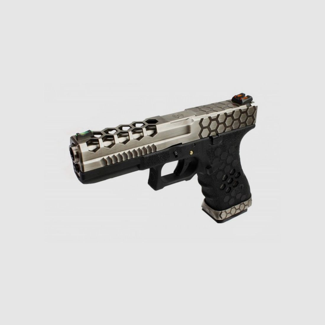 GBB Replica VX0100 hex cut Zwart/Zilver