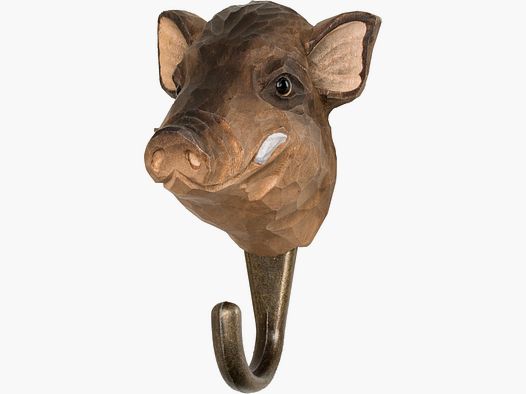 Gancio da parete cinghiale