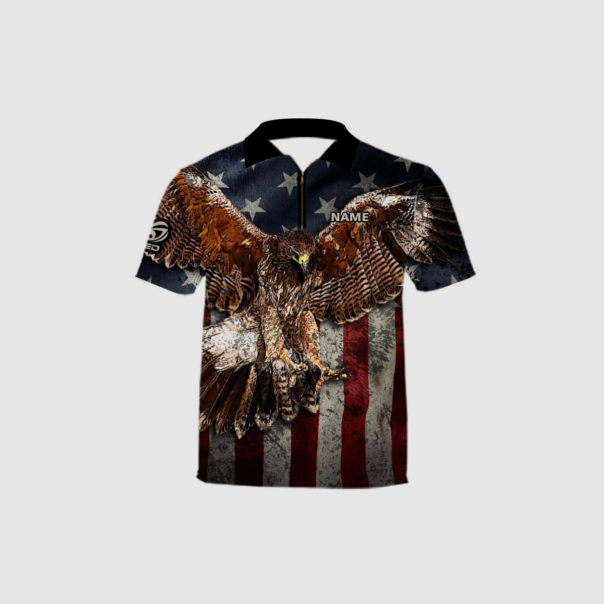 DED USA Eagle T-Shirt, Größe: L, Benutzerdefinierter Name: Kein Name, Bekleidungsart: Regulär (Herren), Bild 1 von 3