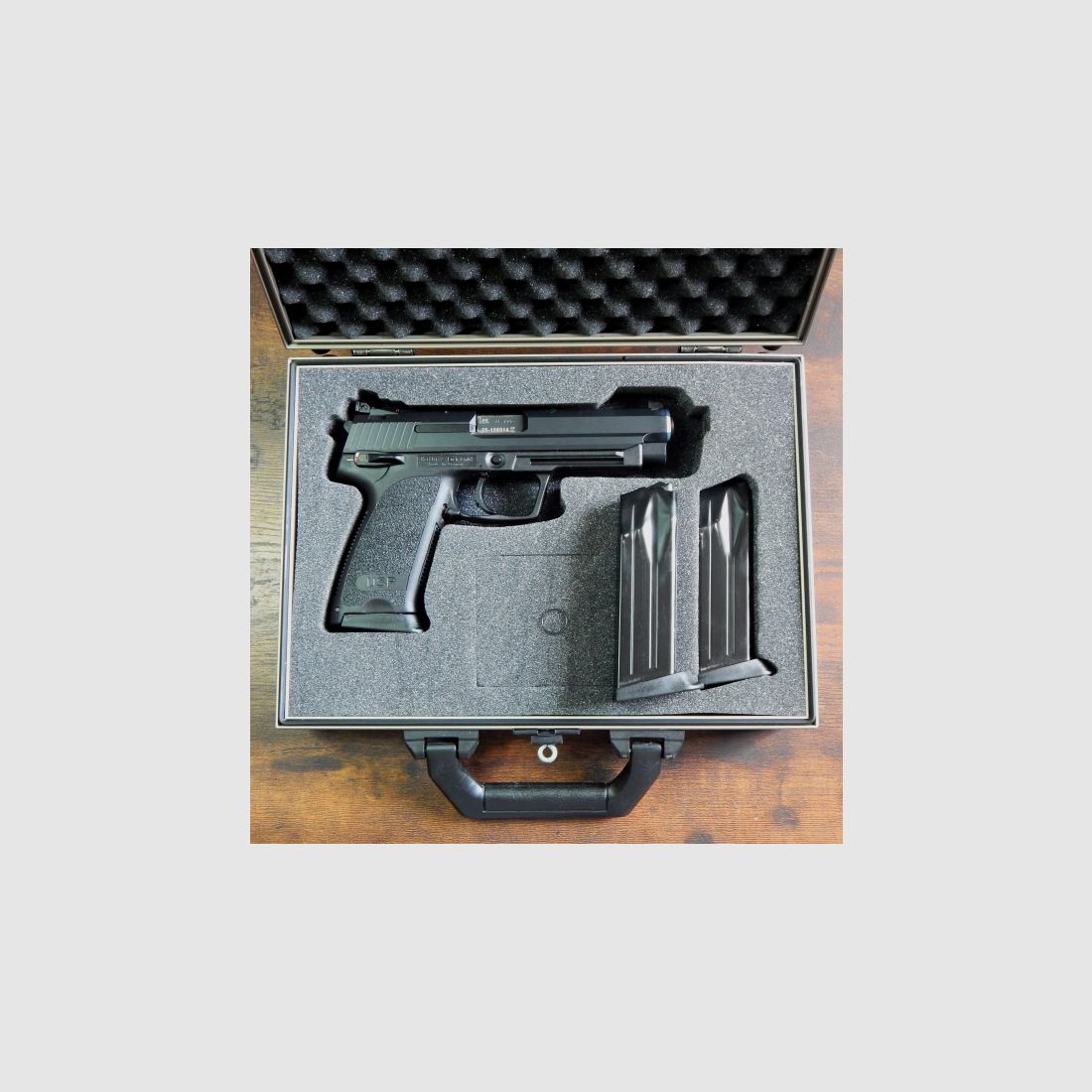 Heckler & Koch USP Expert, 45. Auto + Wechselsystem 9mm Luger, Top-Kombi !!!