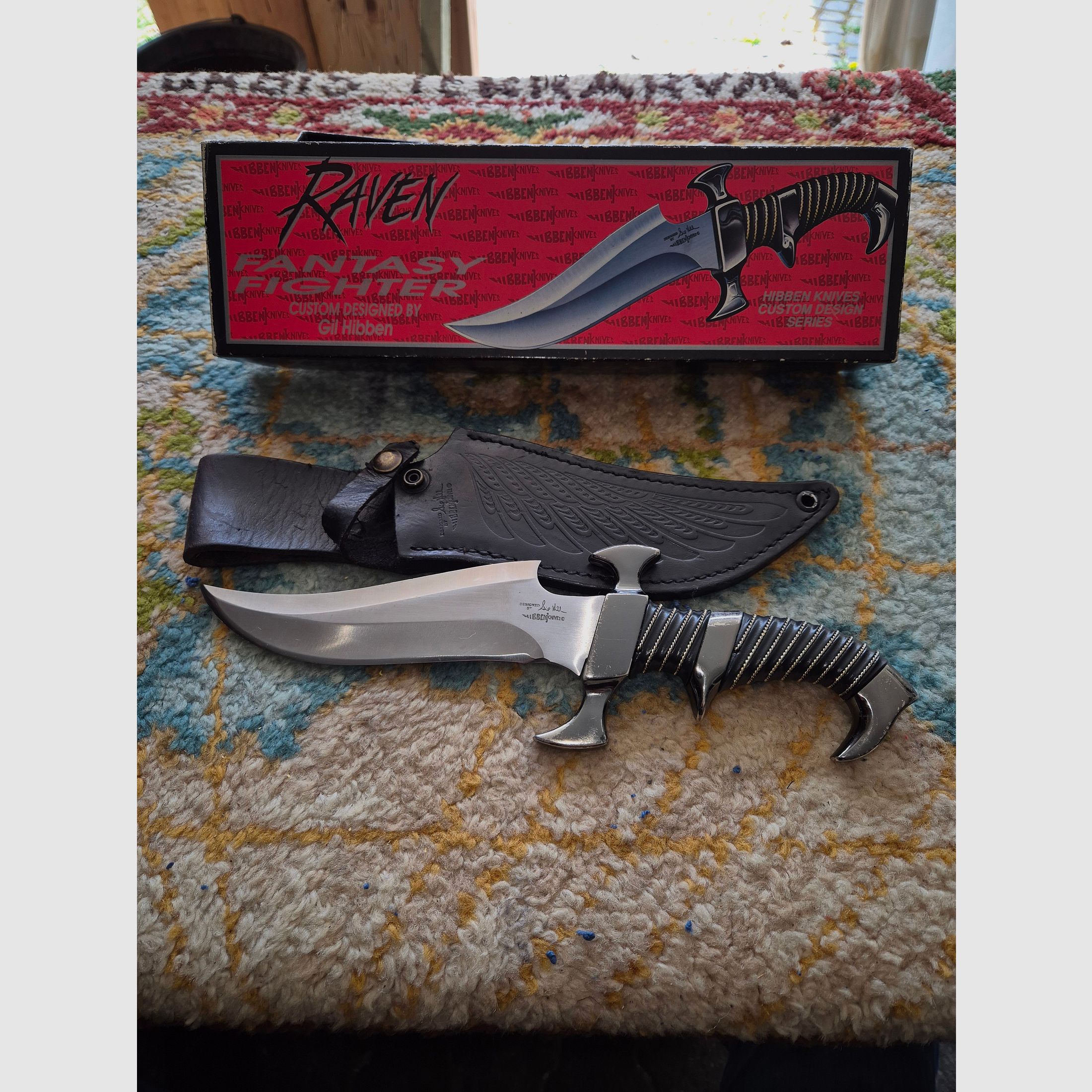 Hibben Knives Raven Custom Design Series Fantasy Fighter