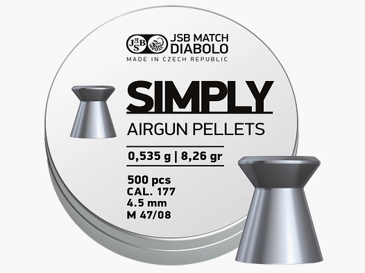 JSB Simply, 4,5mm, 0,535g