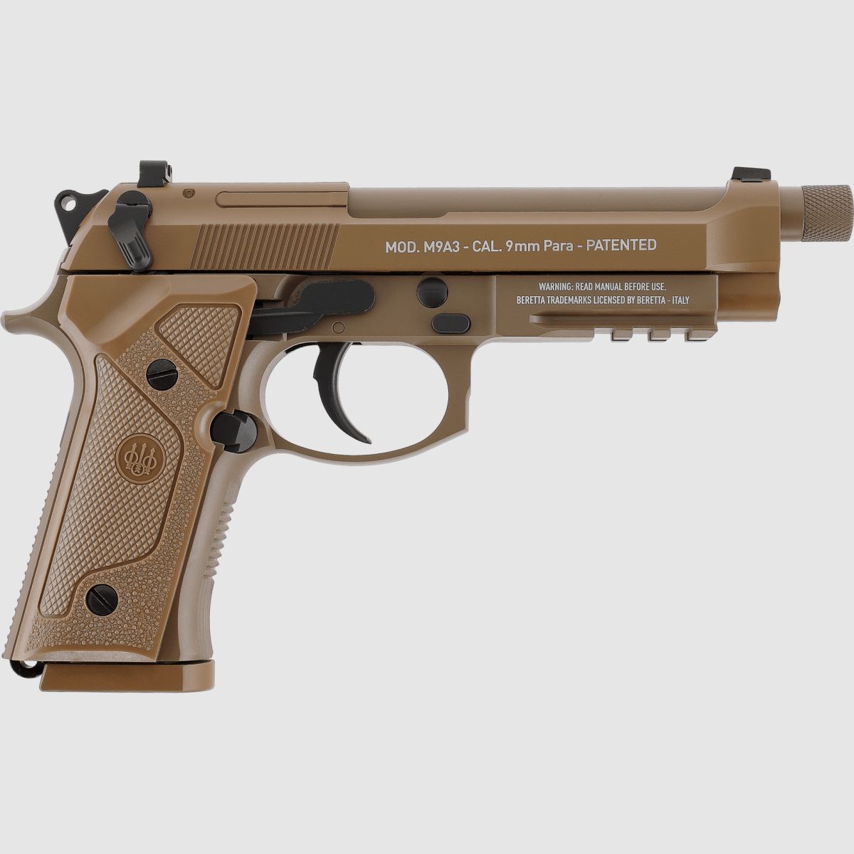 Beretta M9 A3 FDE Co2 Blowback Low Power -F-