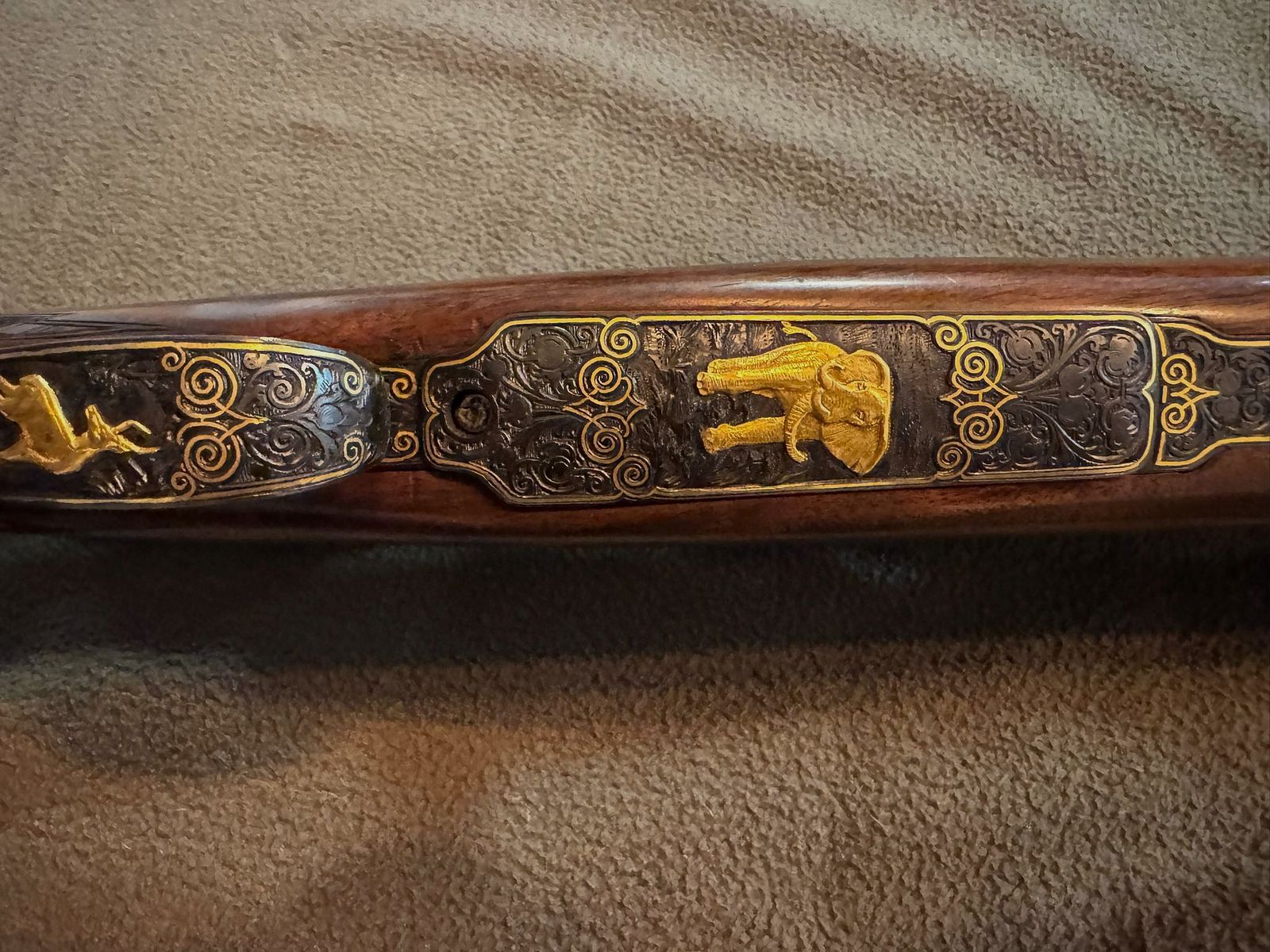 Josef Just Ferlach rifle .375 Holland & Holland