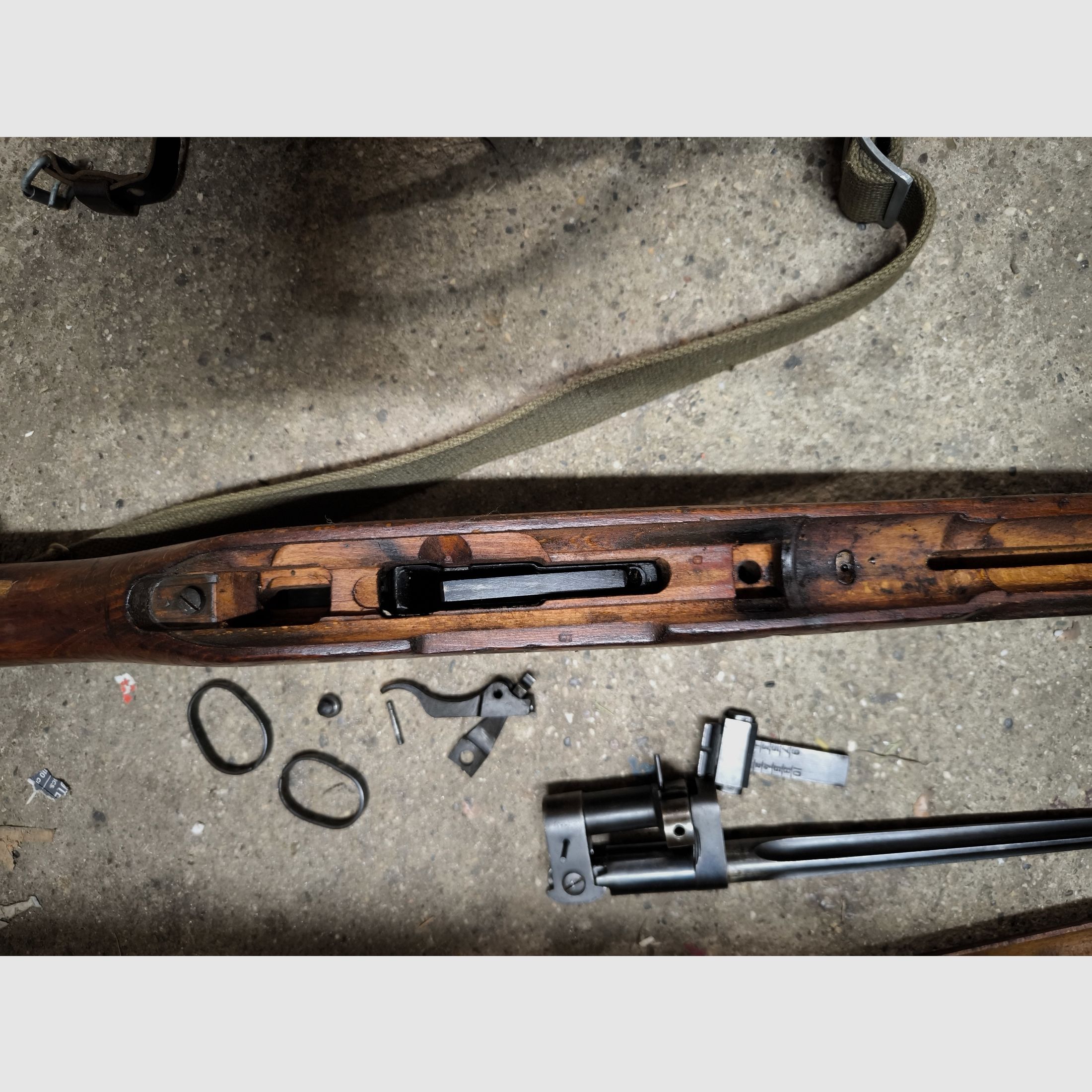 org. Mosin Nagant Schaft und Teile