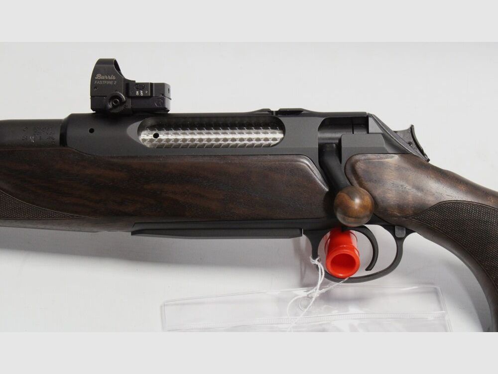 Sauer 404 Elegance Artemis links mit Burris Fast Fire II Rotpunktvisier
