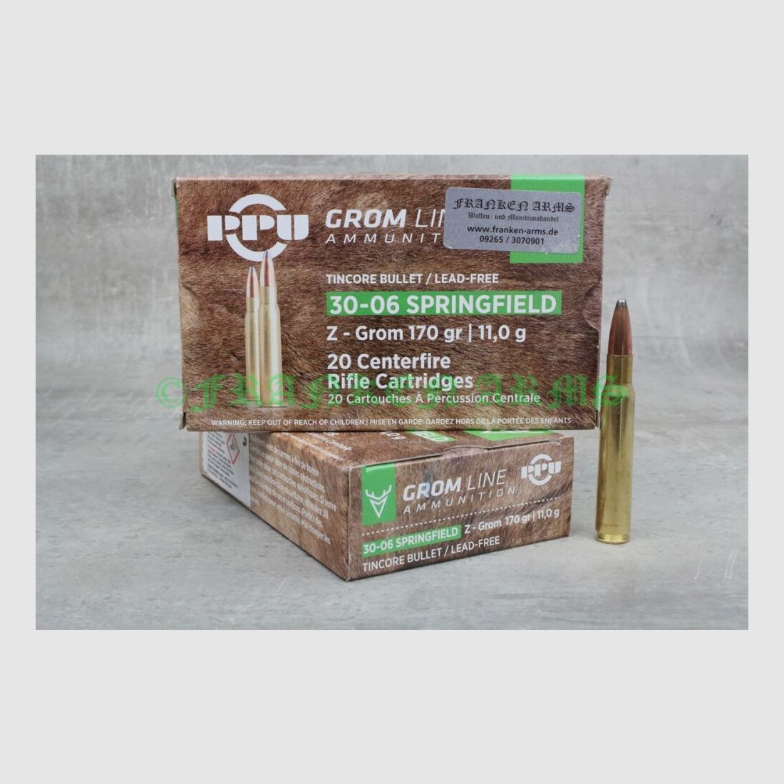PPU Z-GROM .30-06 Spr. 170gr. 11,0g 20 Stück Staffelpreise