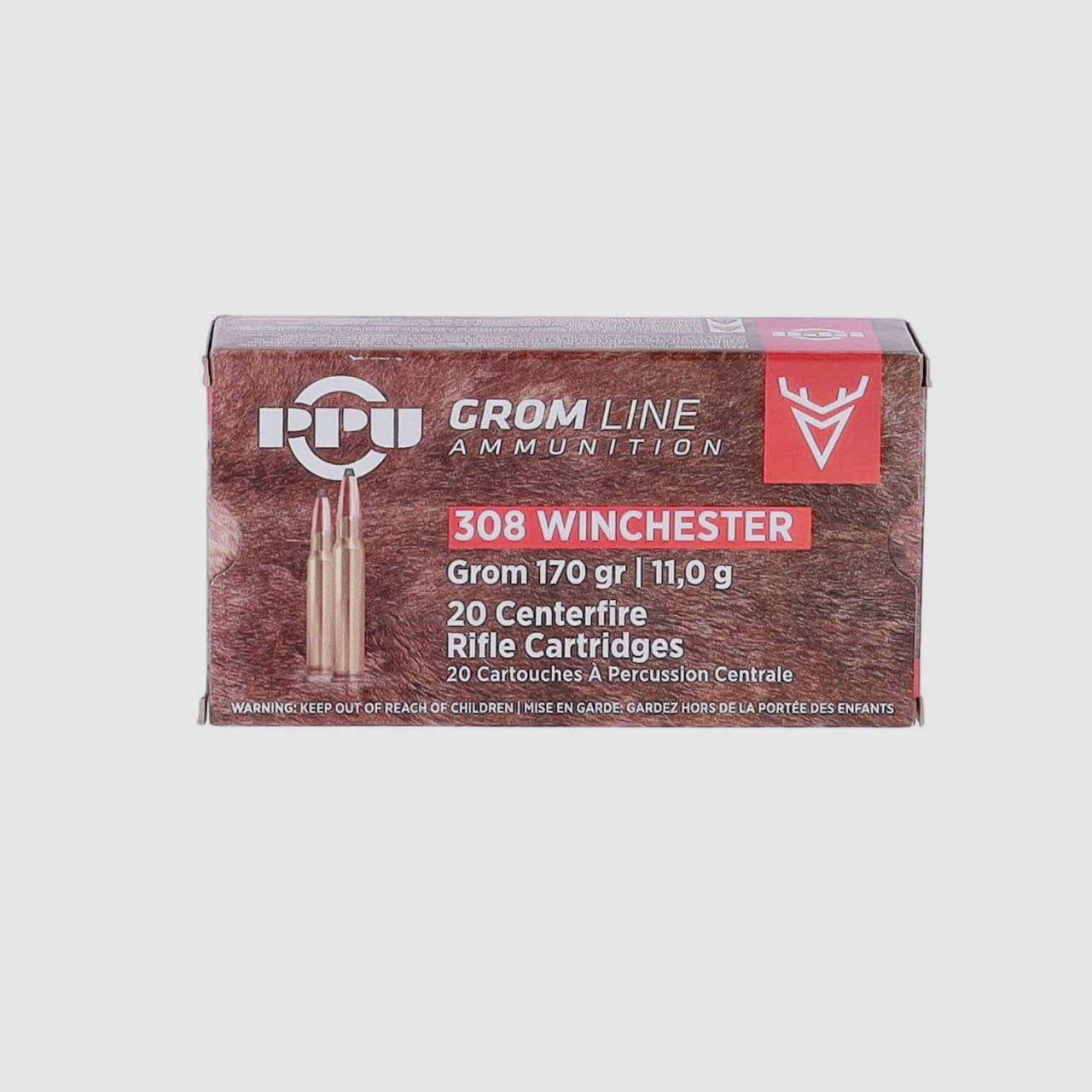 PRVI/PPU GROM .308 Win Soft Point 170 gr. - 20 pcs