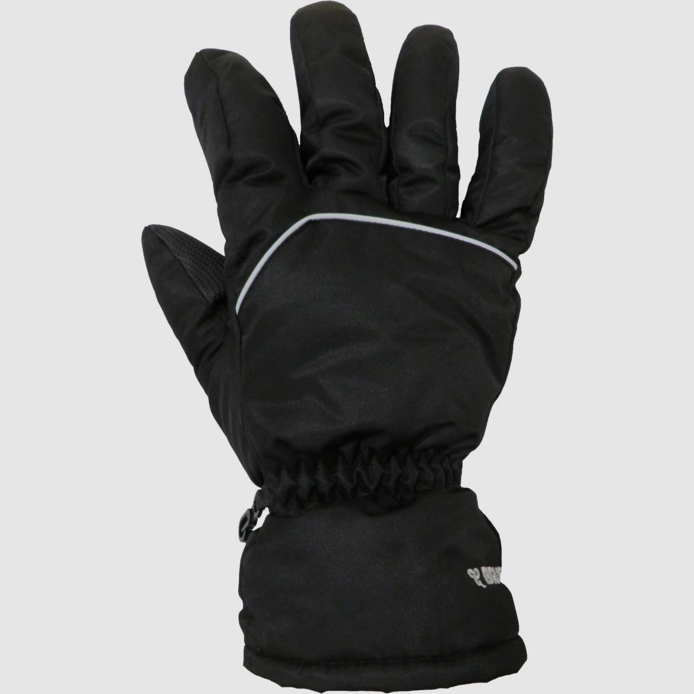 Brugi Taffetà Zwarte Gevoerde Winterhandschoenen, afbeelding 1 van 2