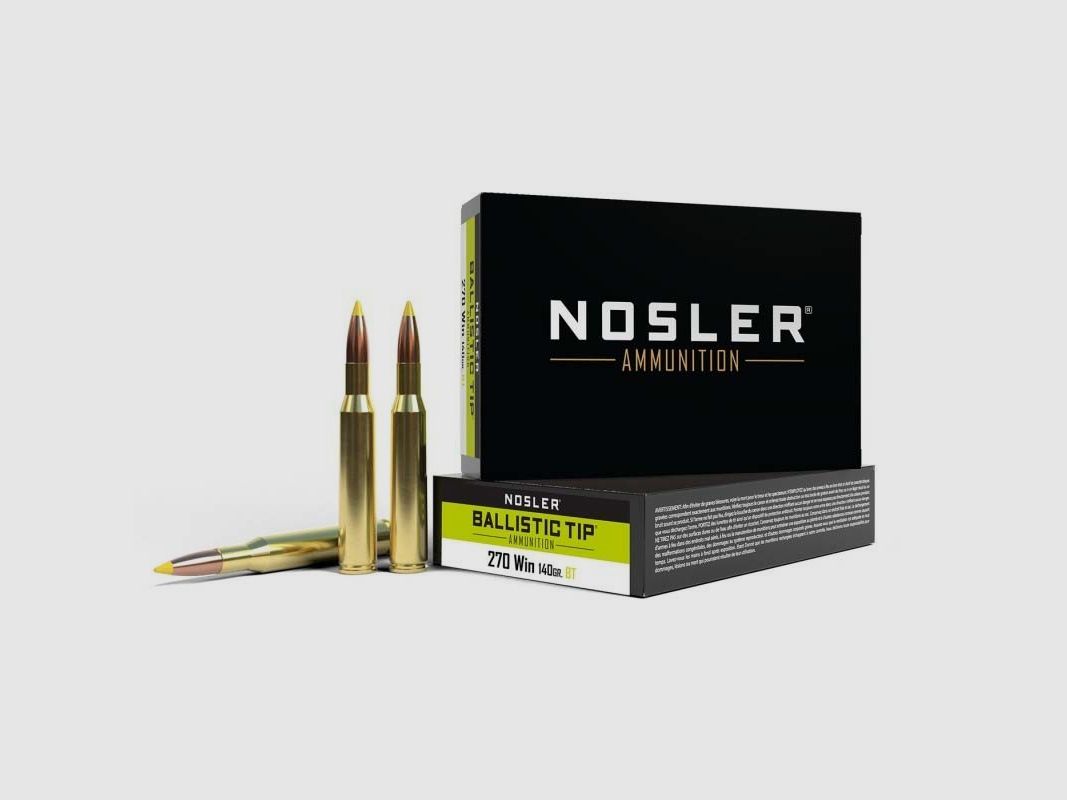 Nosler .270 Win Ballistic Tip 140 gr, image 2 sur 2