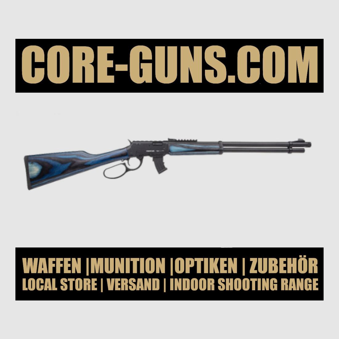Derya carabine à levier TM22LA Blue Wood 22lr. disponible immédiatement