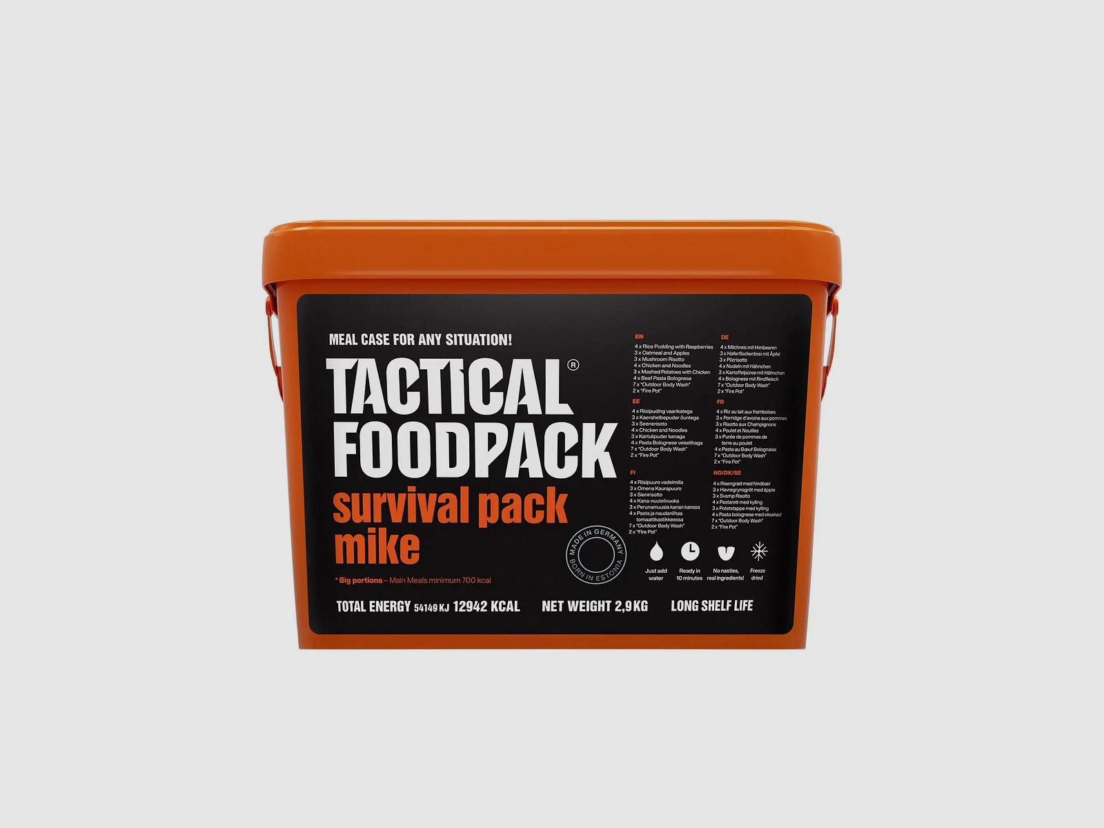Tactical Foodpack Tactical Foodpack Survival Pack Mike
