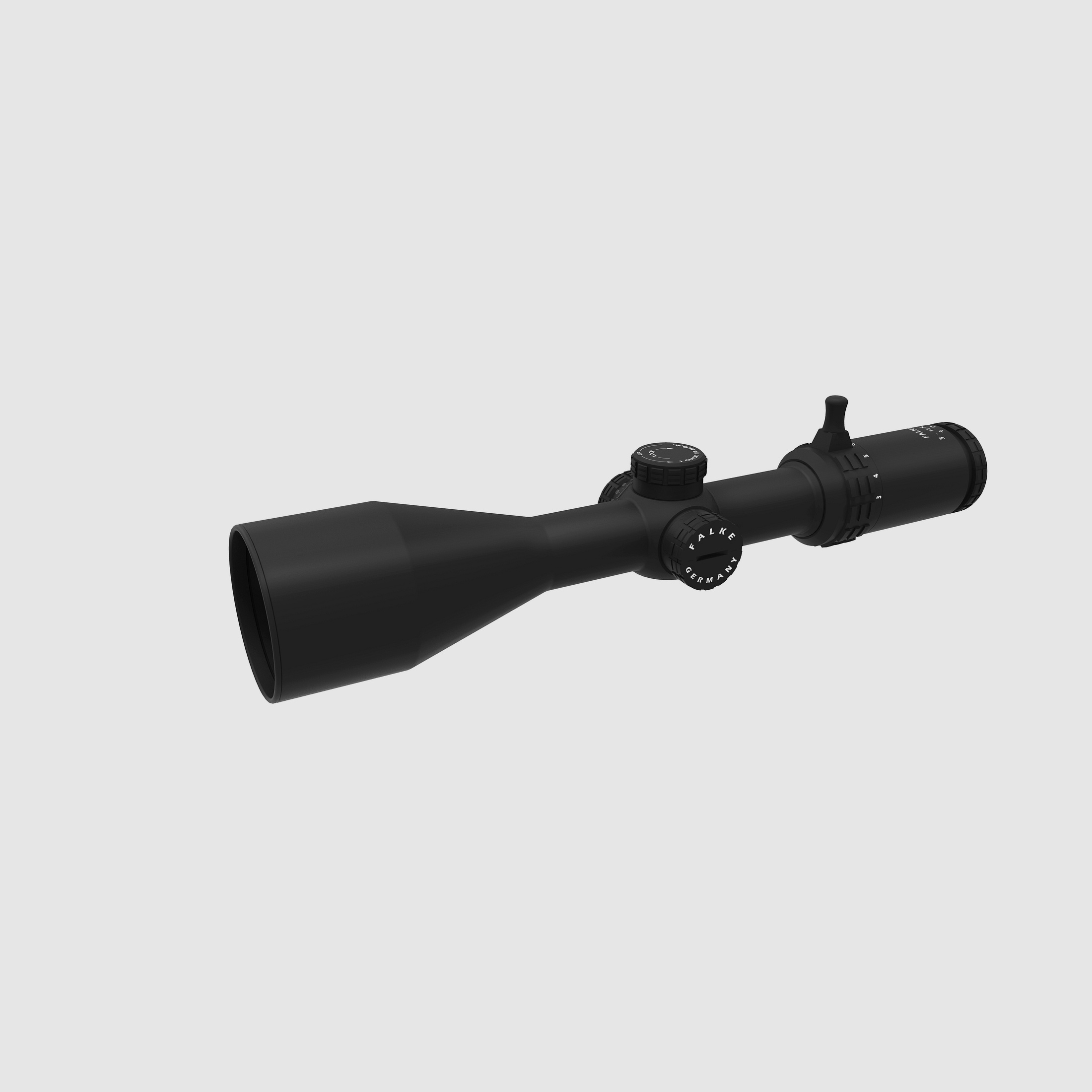 Falcon 3-12x56 L4 CAZA, calibre || mira telescópica