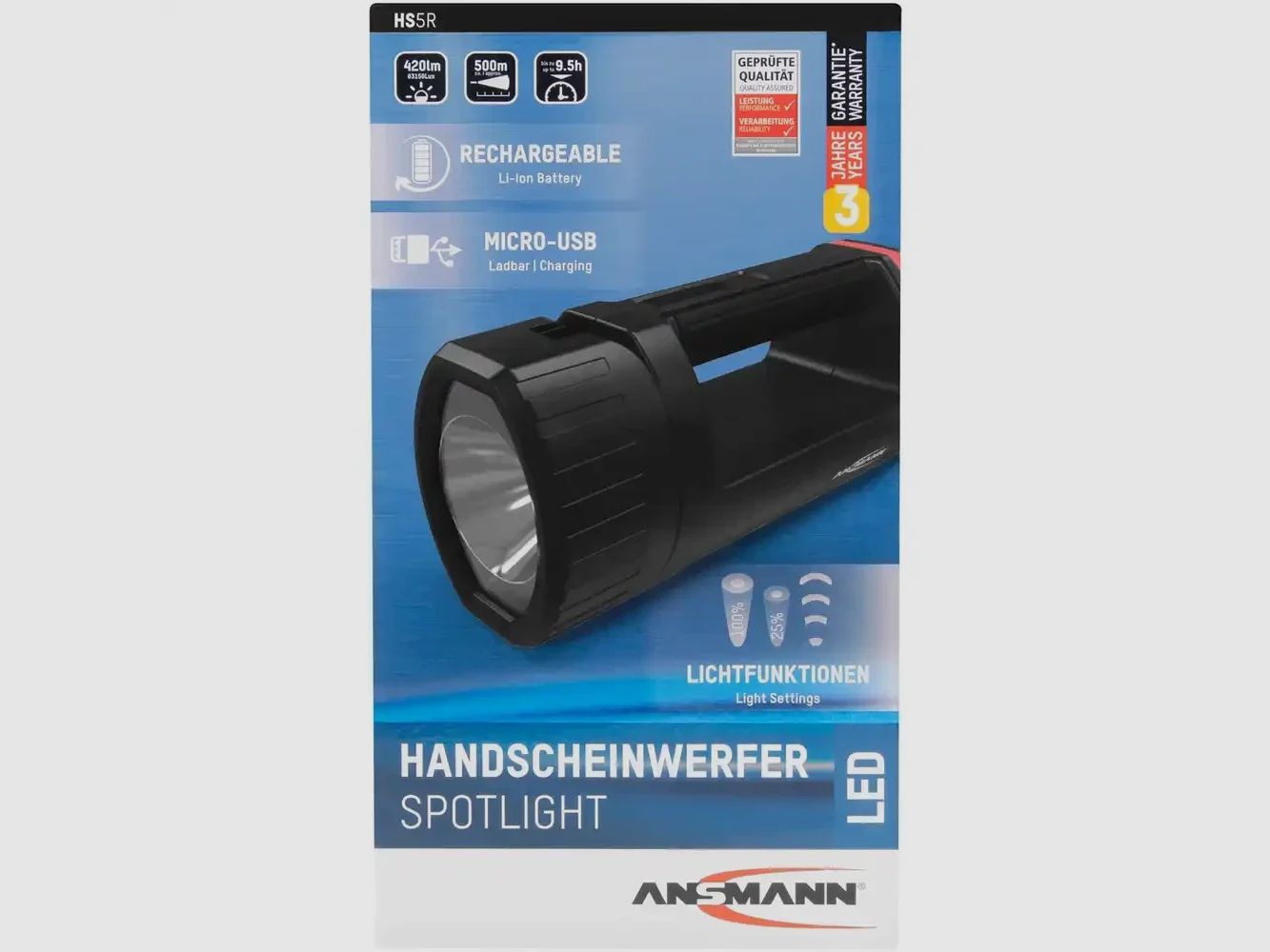 Ansmann Handscheinwerfer HS5R