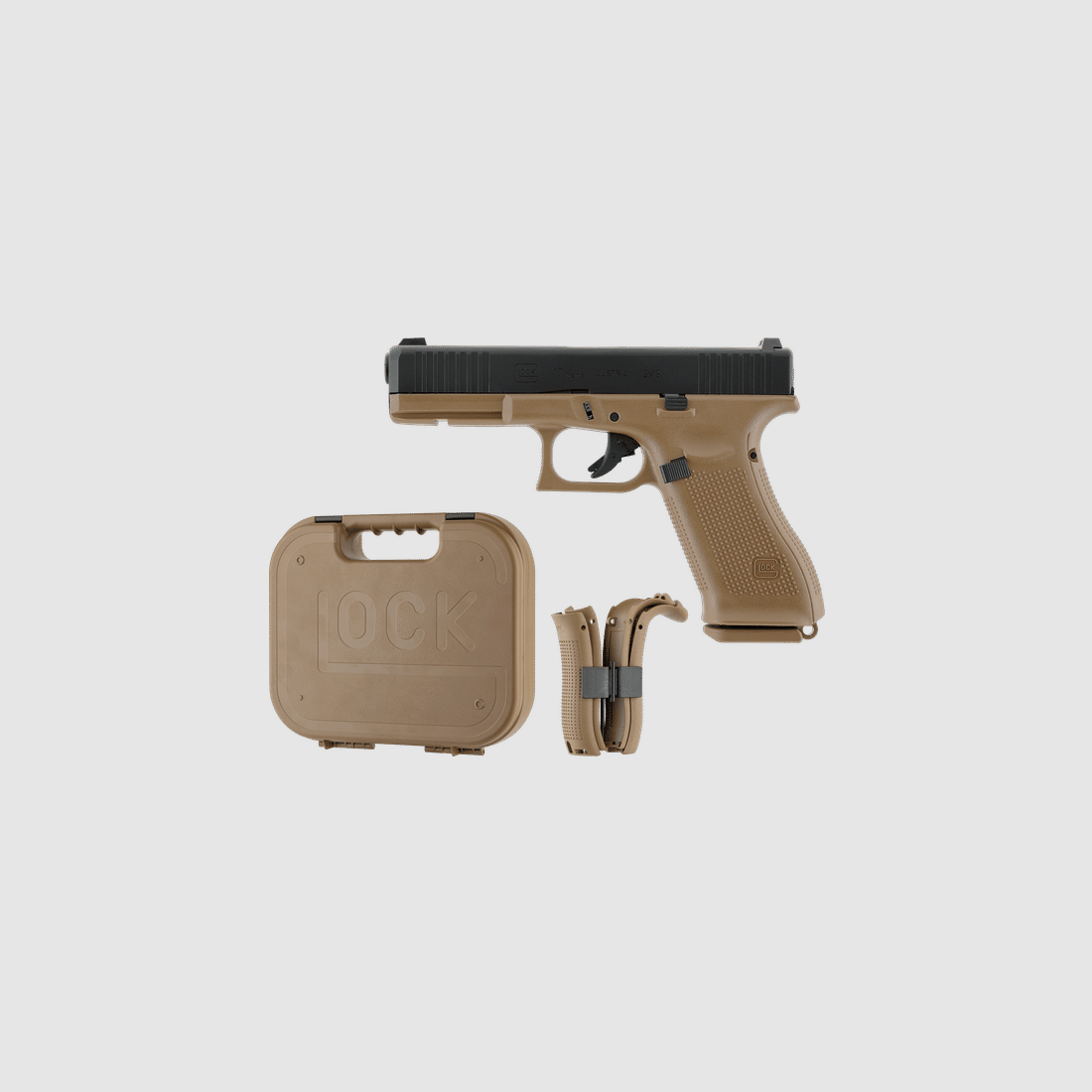 Glock 17 Gen5 French Edition - Metal Slide GBB - Schwarz-Coyote | UMAREX