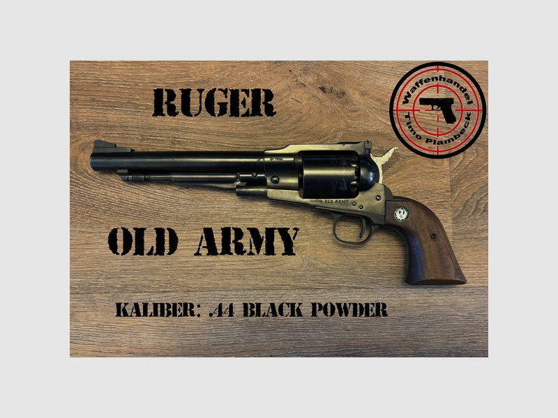 Perkussions-Revolver  Ruger  Mod. Old Army  im Kaliber .44 Black Powder