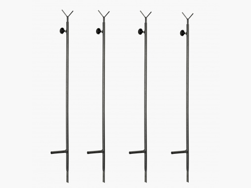 Als set 4 x camouflage standpalen |