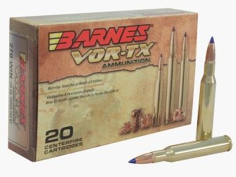 Barnes VOR-TX .270 Win. 130GR Tipped TSX Boat Tail 20 cartucce