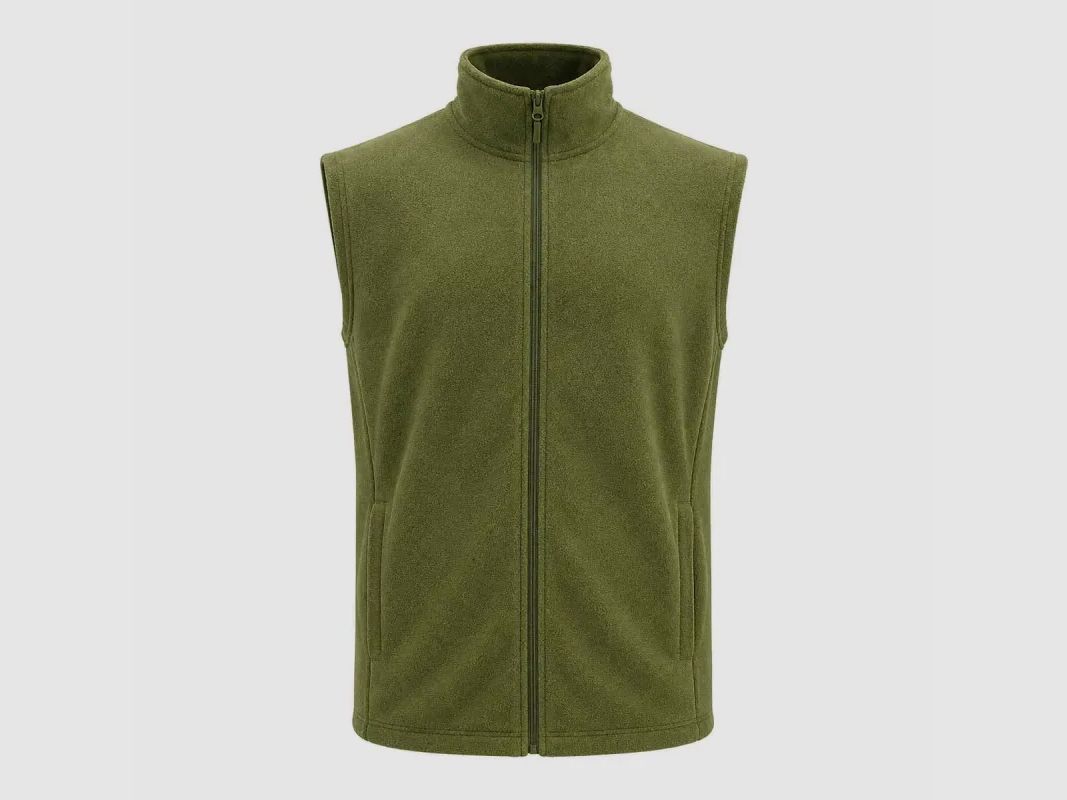 Veste polaire kaki sans manches, image 2 sur 8