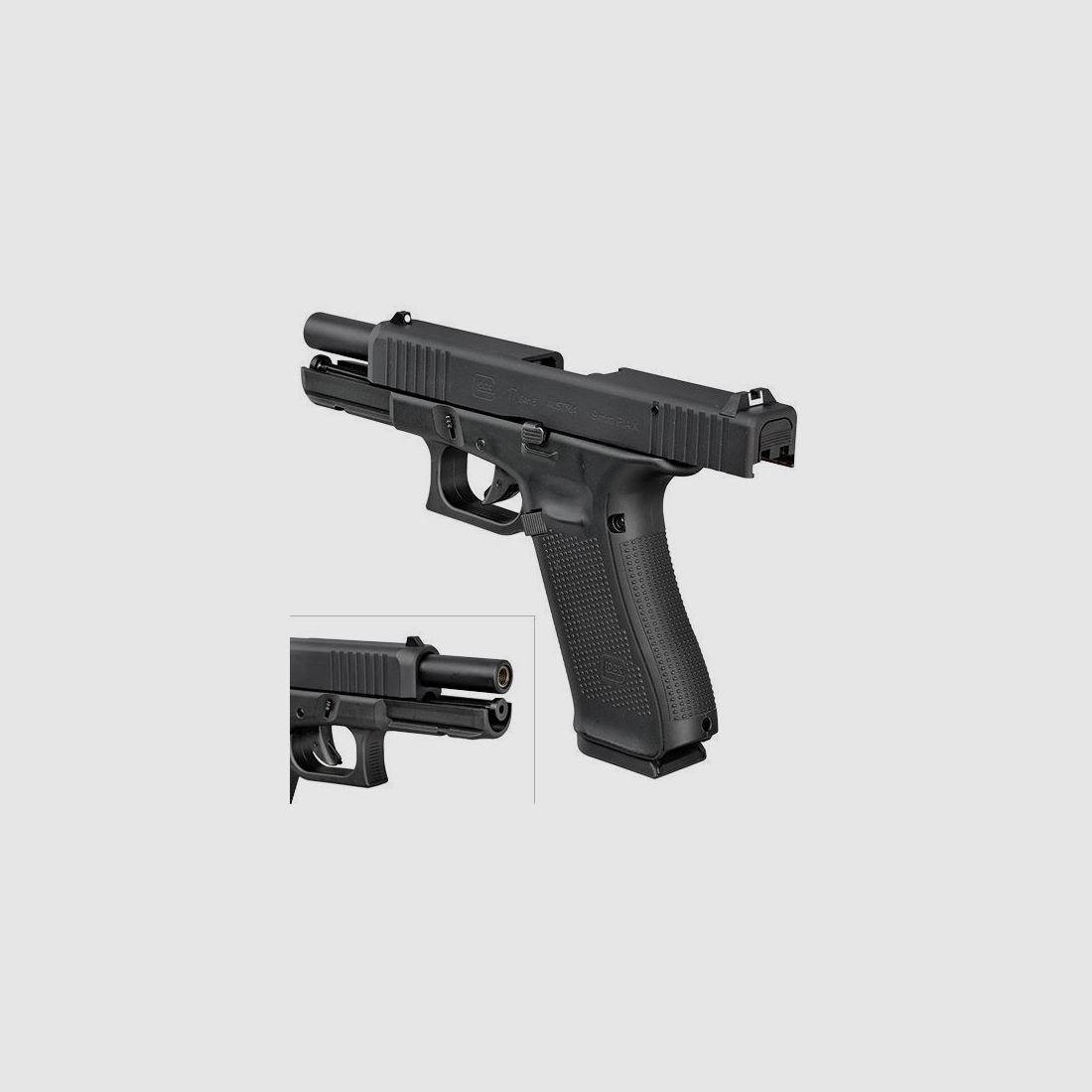 Glock 17 Gen5 – Blank Firing Pistol | Caliber 9mm P.A.K. / SRS