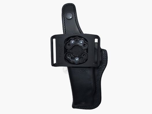 Waffenholster PATROL-MAN 4" Taurus Tracker 627 erhöhte Kimme und Kompensator-Schwarz-Rechts