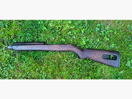 Original M1 Carbine stock, walnoot, heel goed. Houten stock
