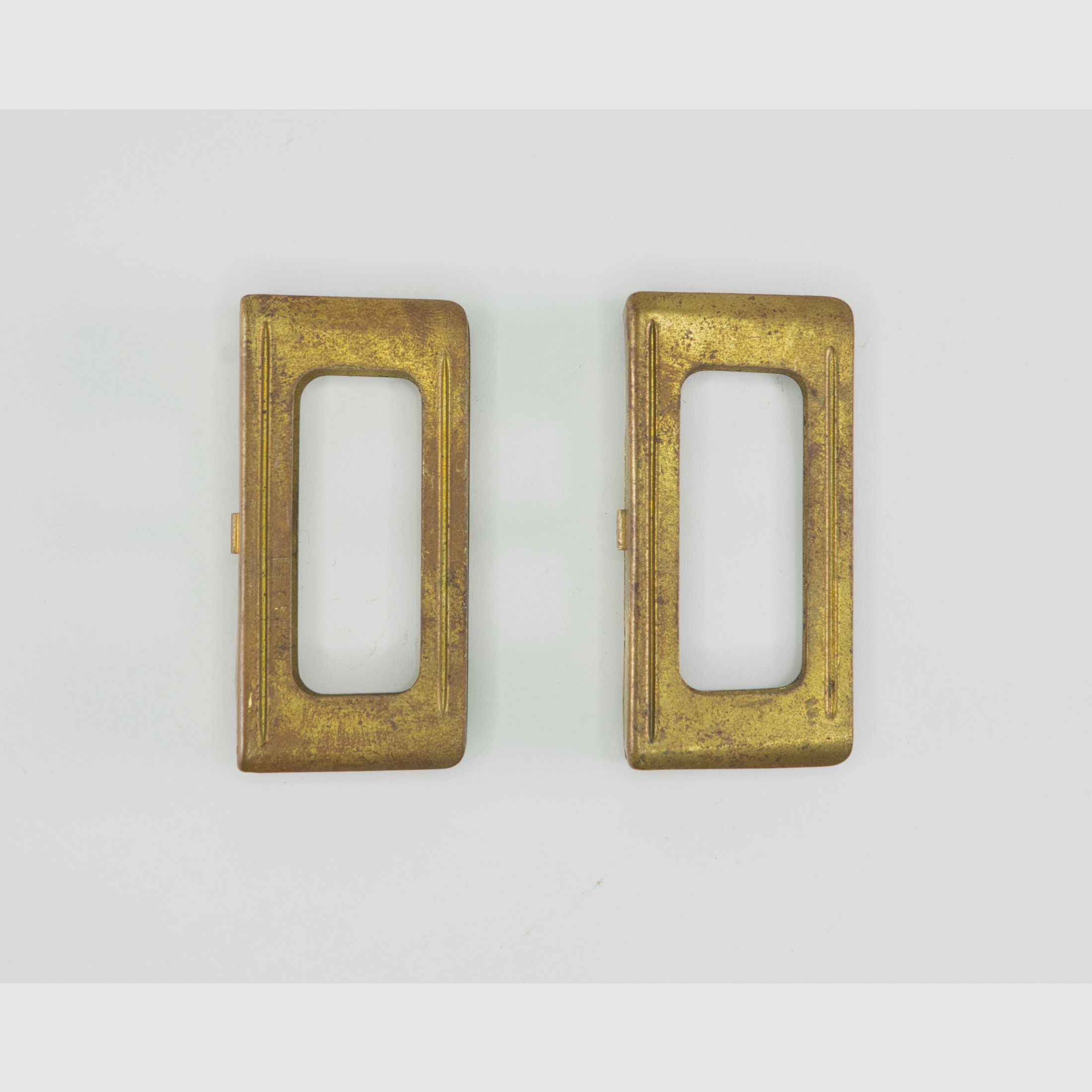 2 Stück original Ladestreifen / Laderahmen für Carcano 6,5 x 52