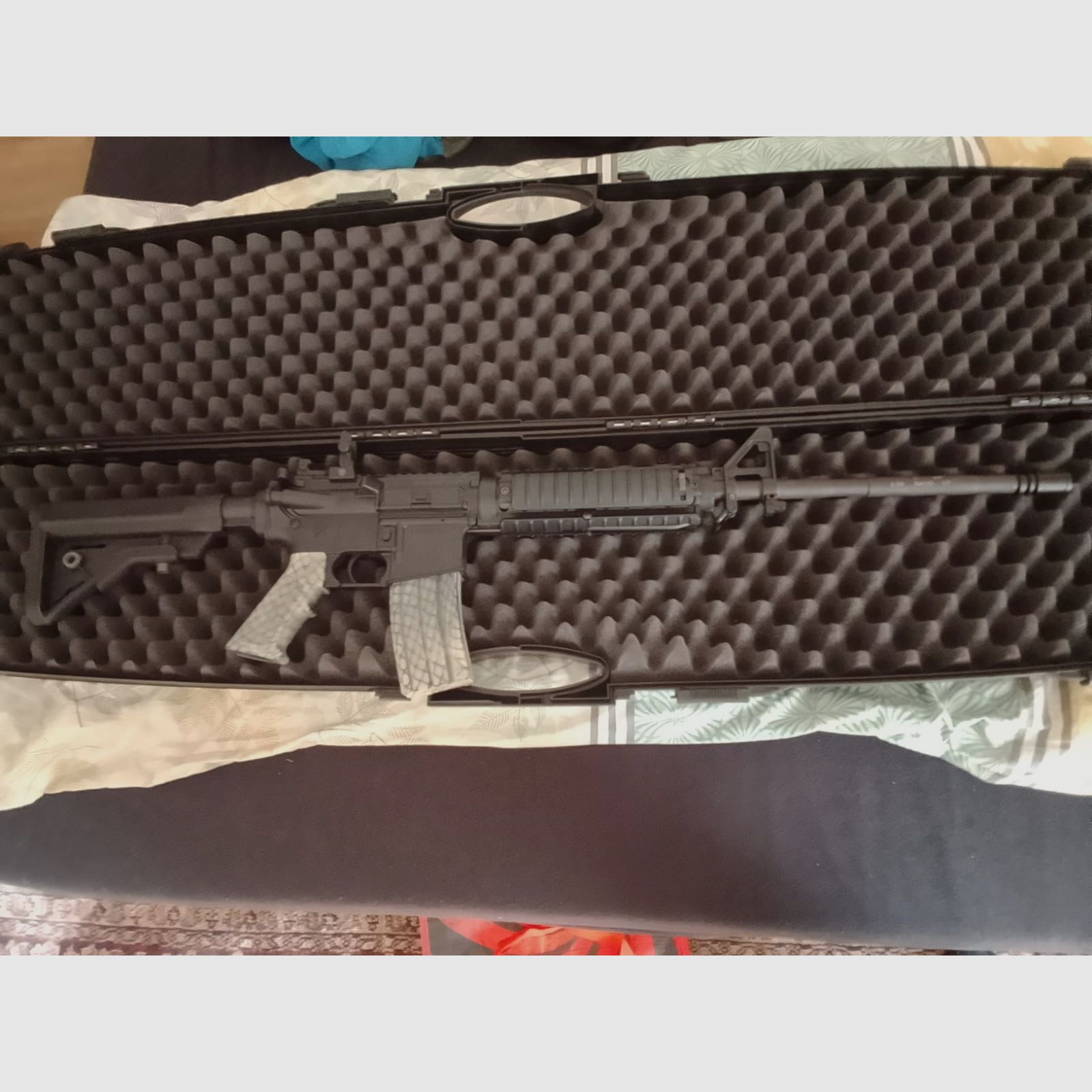 M4 Carbine Kipplauf 4,5mm + Tasche