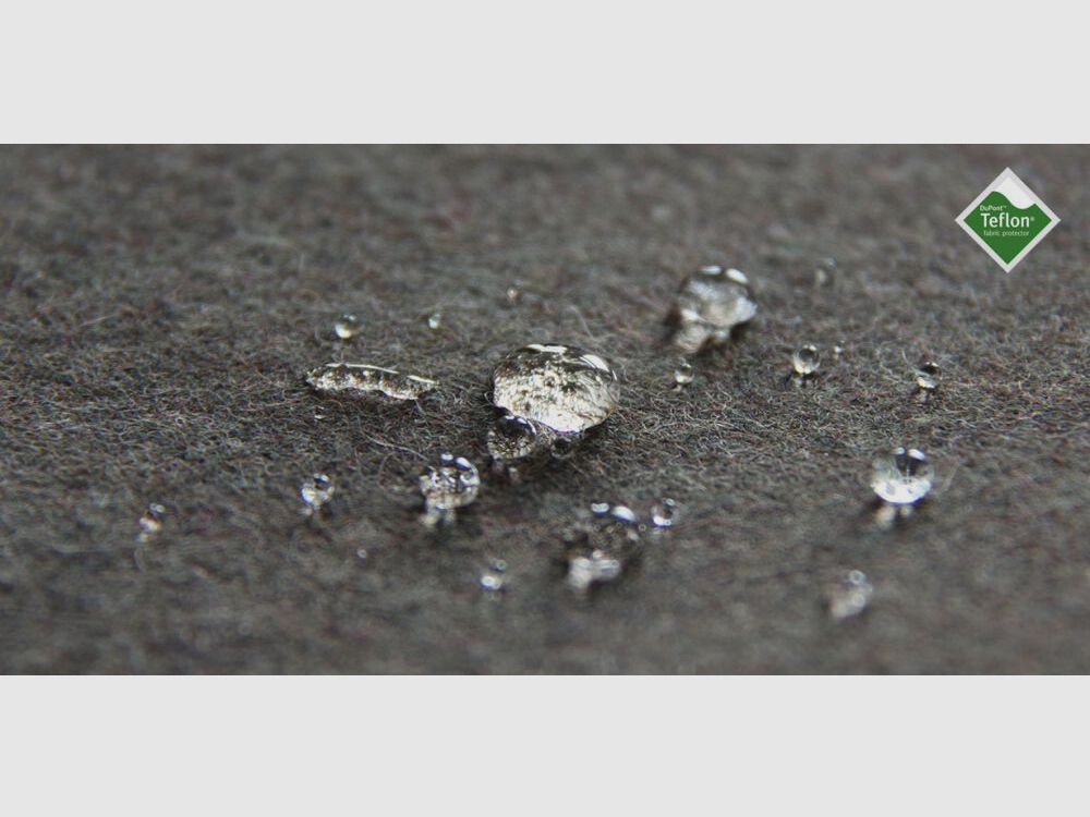 AKAH Gewehrriemen Elchleder & Loden mit Kork-Unterlage