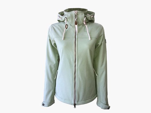 DRY FASHION Damen Softshell Jacke Baltrum Minze