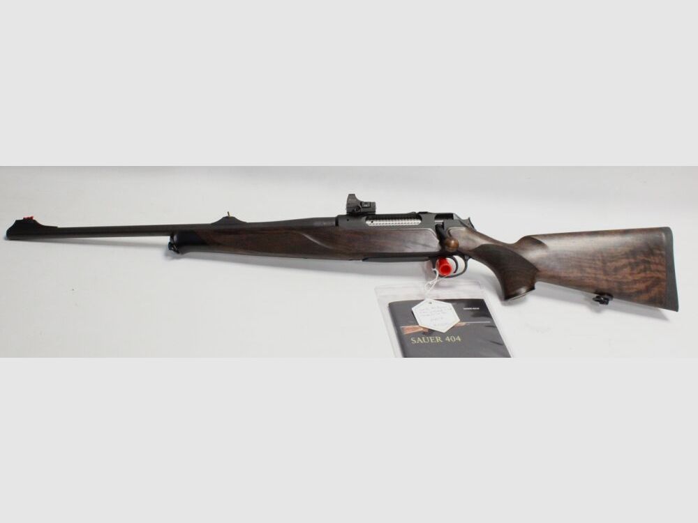 Sauer 404 Elegance Artemis links mit Burris Fast Fire II Rotpunktvisier