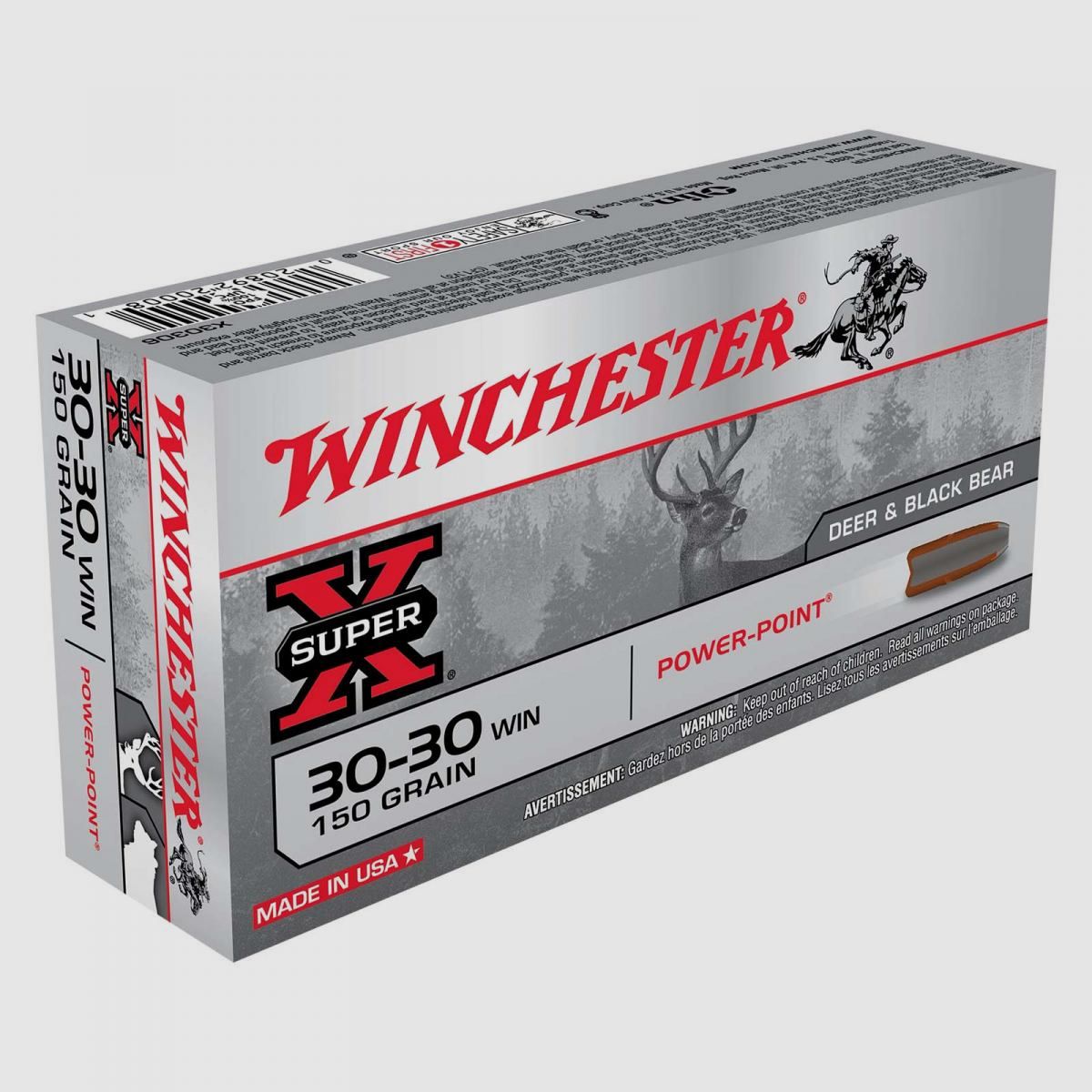 Winchester Super-X .30-30 Win. 150GR Power Point 20 cartucce