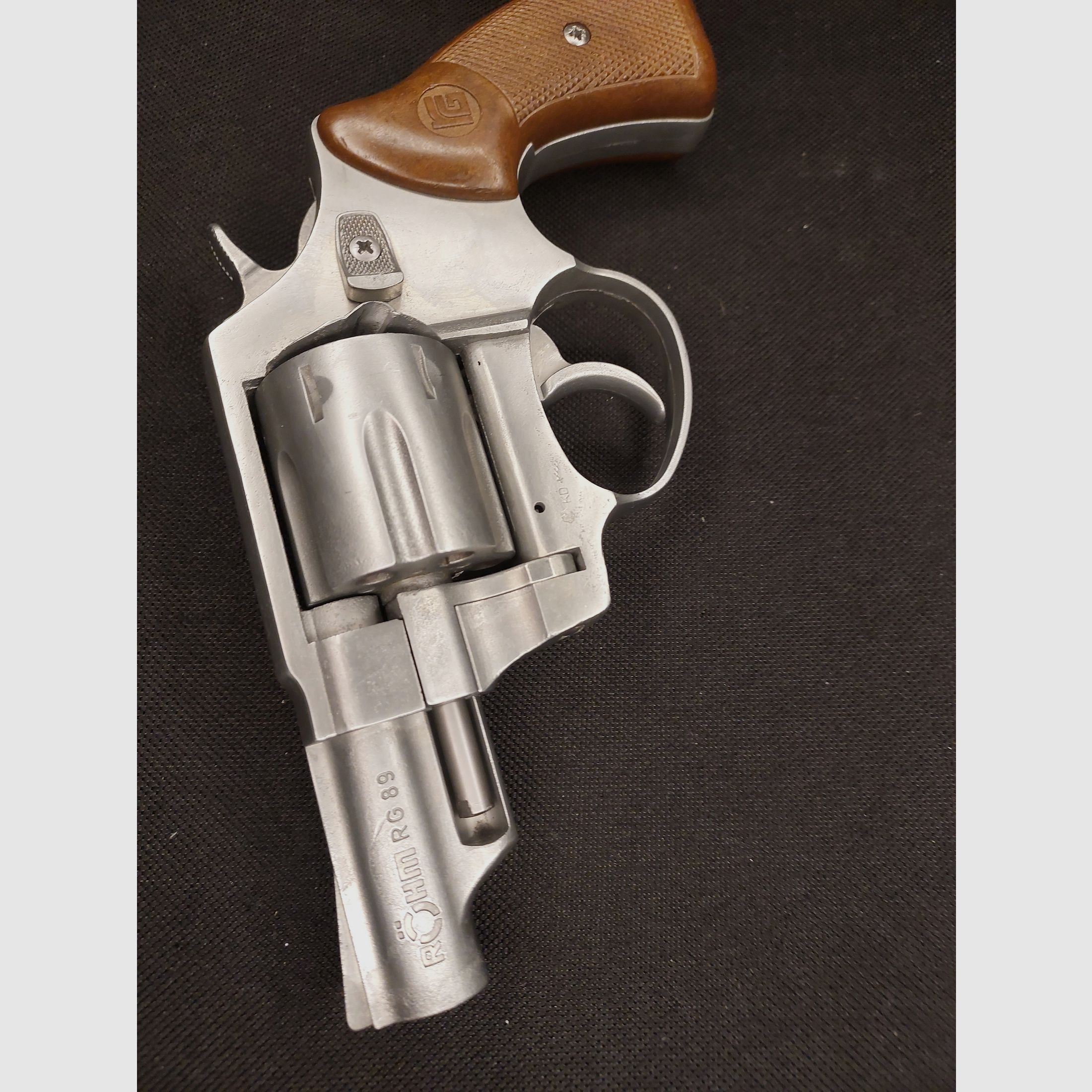 Röhm RG89 Schreckschuss Revolver Steel (PTB 451) Unikat!