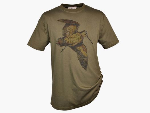 Hubertus T-Shirt Schnepfe Unisex schilf